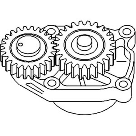 Aftermarket J926202 3930336 New Oil Pump Fits CaseIH Tractor Models 5120 5220 J930336